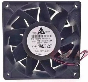 1PCS For Delta PFB1224UHEC8X MODEL 12038 24V 2.40A high air volume inverter fan - Picture 1 of 1