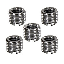 Foto&Tech 5 Pieces Metal 1/4" to 3/8" Convert Screw Adapter for Tripod Monopod B