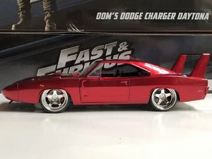 JADA TOYS FAST AND FURIOUS DOM'S DODGE CHARGER DAYTONA RED 1:24 NEW NO BOX - Picture 1 of 10