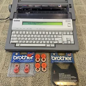 Brother Word Processor WP-1250 with 2 Extra NEW Cartridges & 6 New Tapes TESTED - Picture 1 of 14