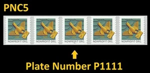 US 4495 Art Deco Bird nonprofit 5c PNC5 P1111 MNH 2011 - Picture 1 of 1