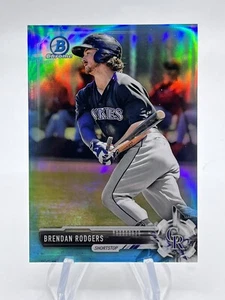 2017 Bowman Chrome Brendan Rodgers Light Blue Refractor /99 RC - Picture 1 of 2