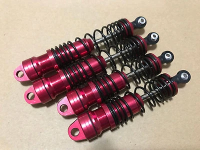 BIG BORE ALUMINUM Shock For W/ 4mm Shaft Arrma Vorteks 1/10 4x4 3S BLX Hot Red - Image 1 of 3