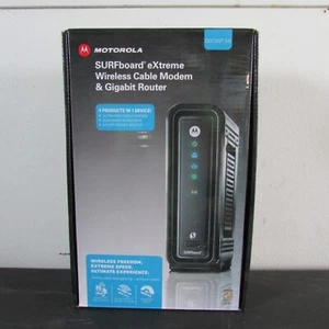 MOTOROLA SURFBOARD EXTREME WIRELESS CABLE MODEM & GIGABIT ROUTER e - Picture 1 of 9