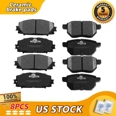 Pastillas de freno delanteras traseras cerámicas para Lexus CT200h 2011-2017, Toyota Prius 2010-2022 Foto 1 de 4