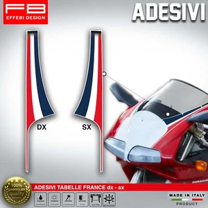 Adesivi Tabelle Bandiera Francia Compatibile DUCATI 748 916 996 998 S R RS Corse - Imagen 1 de 1