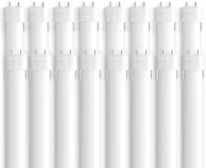 4FT T8 LED Tube Light, Ballast and Ballast Bypass, 22W=60W, 6000K Cool White - Picture 1 of 9