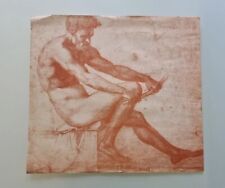 Engraving Character Naked Scene Of Style Michelangelo Reproduction Nude