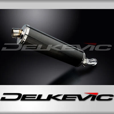 Suzuki SV650 2003-2012 Slip On 18" Oval Carbon Exhaust Muffler Kit - Image 1 of 4