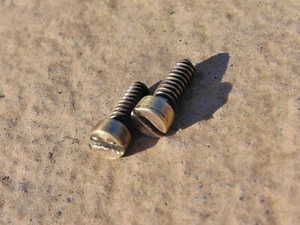 Vintage SU Carburettor H1 Dashpot H2 Screws Brass Morris 8 Eight Riley 9 Nine - Picture 1 of 2