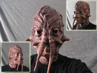 Latexmaske ALIEN INSEKT - Horror Effekt Gummi Latex Maske Zombie SF WoW Klaxxi - Bild 1 von 3