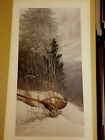 STEPHEN LYMAN « couleur dans la neige » # 326/1500 avec CERT COMME NEUF édition papier rare