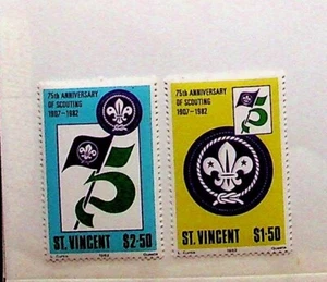 St. VINCENT Sc 650-1 NH ISSUE OF 1982 - SCOUTS - (SC1) - Picture 1 of 1
