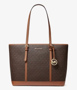 Auténtico Nuevo Michael Kors Jet Set Viaje GRANDE Logo Bolso de Hombro Cartera - Imagen 1 de 3