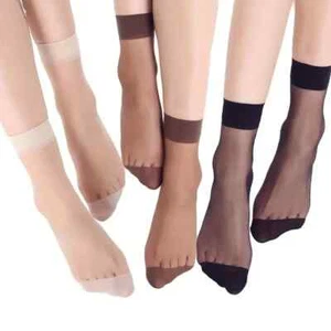 Nylon Socks, Soft, Stretchy Summer Thin Pop Socks - Picture 1 of 10