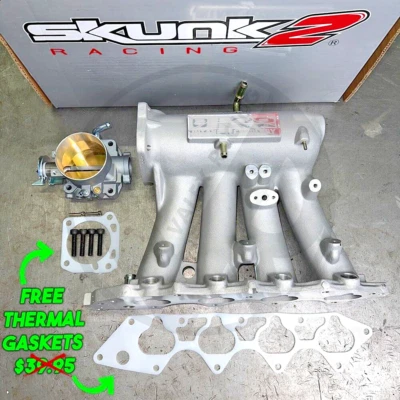 Skunk2 Pro Intake Manifold & 70mm Throttle Body for Honda GSR B18C1 Free Gaskets - Image 1 of 4