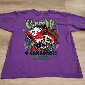 Lo último Hot Cypress Hill O Canadabis 2025 Canadian Tour Camisa Púrpura Unisex - Imagen 1 de 3