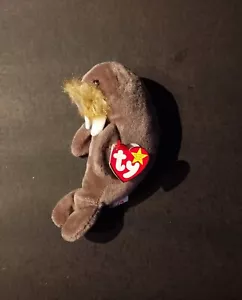 JOLLY-TY BEANIE BABY-1996-RITIRATO-COMPLEANNO DICEMBRE 1996-CON ALCUNI PRIMI ERRORI! - Foto 1 di 8