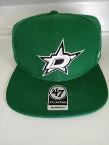 Dallas Stars NHL '47 Brand Hat Cap Green Clean Up Adjustable Strapback Hockey  - Picture 1 of 4