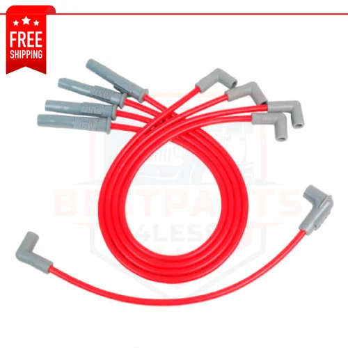 Juego de cables de bujía superconductor MSD 31259 para Ford 2300 4 cilindros Foto 1 de 2