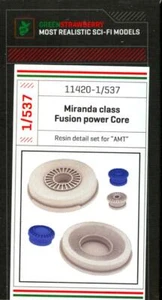 Green Strawberry 1/537 STAR TREK MIRANDA STARSHIP FUSION POWER CORE Resin Set - Picture 1 of 6