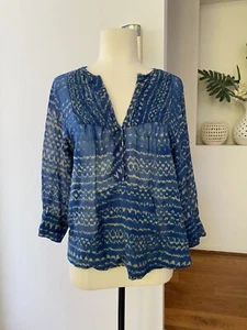Isabel Marant 💙 Wool Blouse Boho Style Top - Picture 1 of 6