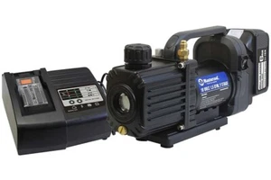MASTERCOOL 1.5CFM  18V CORDLESS 2 STAGE VAC PUMP INC BATT/ CHARGER - Picture 1 of 3