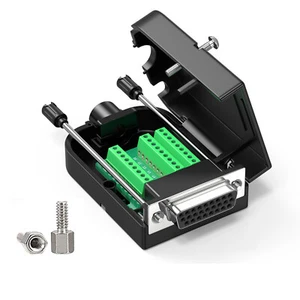 DB26 Male/Female Adapter To PCB Terminal Signals Module Board Connector 26Pin b - Picture 1 of 20