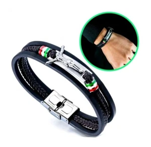 Armband Italien Flagge Italienische Fahne Modeschmuck Armschmuck Jesus Symbol  - Bild 1 von 2