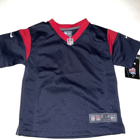 New Little KIDS Toddler Nike NFL Houston Texans Blank Jersey Sz 4T $50 Cover