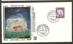 1975 V.F. FDC Colorano Silk Cachet History Aviation & The Graf Zeppelin LZ-40 - Picture 1 of 1