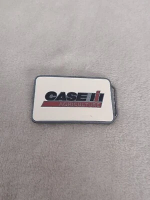 Hebilla de cinturón Case IH Agriculture esmalte blanco internacional Foto 1 de 4