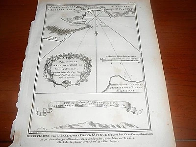 1760 PREVOST COPPER PLATE BAY AND CITY OF SAO VICENTE CAPE VERDE J.Y.SCHLEY  - Image 1 of 4