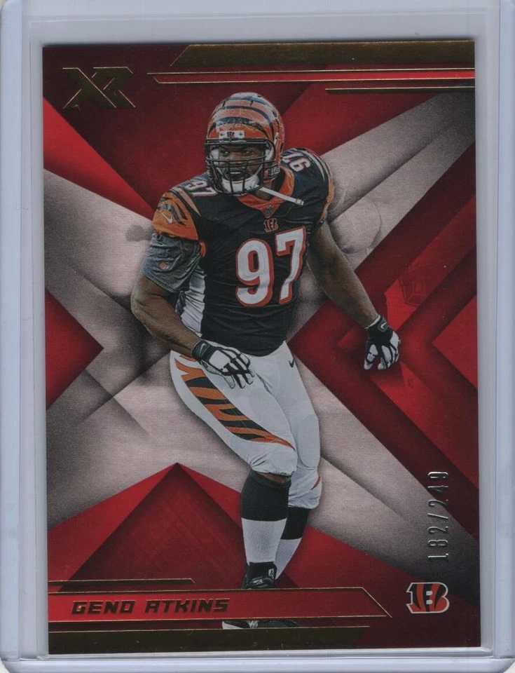 Geno Atkins 2019 Panini XR Base Red Parallel #95 182/249 - Image 1 of 1