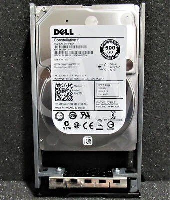 9RZ264-150 Dell 500GB 7.2K SAS 6G SFF Hard Drive - Image 1 of 2