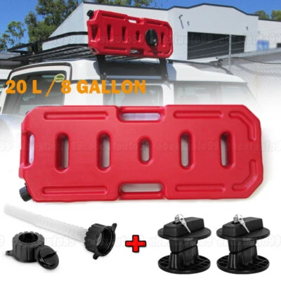 20L Fuel Tank Gas Oil Petrol Storage Can Container + Locks For Polaris Jeep SUV - Image 1 of 4