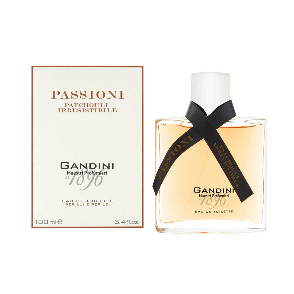 Passioni Pachulí Irresistibile de Gandini para Unisex 3.4 OZ EDT Spray Nuevo Foto 1 de 1