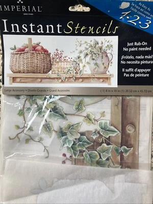 Imperial Instant Stencils Country Basket Assortment New!  In Package! - Image 1 of 4