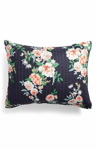 Funda de almohada acolchada Levtex Home estándar falsa floral moderna decoración del hogar ropa de cama - Imagen 1 de 5