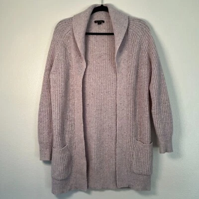 Cárdigan suéter Brooks Brothers para mujer pequeño lavanda merino lana mohair Foto 1 de 4