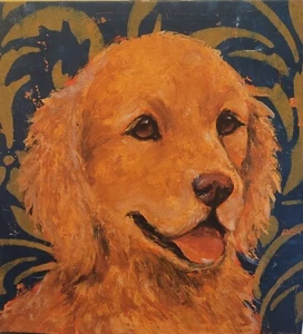 Original Golden Retriever Gemälde - Bild 1 von 2