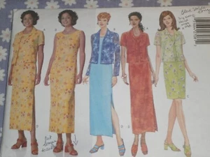 BUTTERICK 5415 MISSES/PETITE FAST & EASY DRESS & TOP PATTERN-UNCUT-6-8-10 - Picture 1 of 3