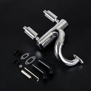 Cámara de expansión de tubo de escape doble afinado para 1/5 HPI Losi 5ive T 23-36CC EE. UU. - Imagen 1 de 3