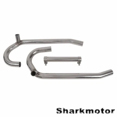 For Motor BMW R75 R80 R90 R100 Front Exhaust Pipes Header Stainless Steel 38MM — 第 1/4 张图片