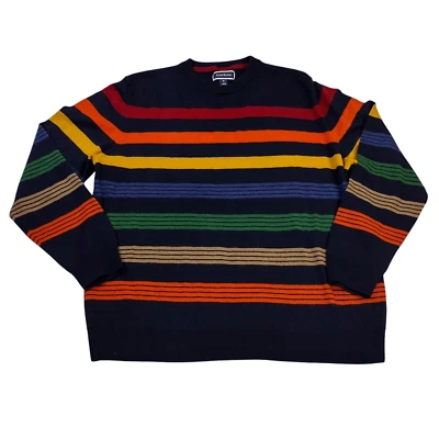 Suéter Club Room Para Hombre XL - Rayas Arco Iris, Mezcla Acrílica Lana Merino Foto 1 de 4