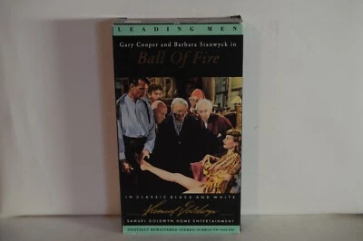 Ball of Fire, Gary Cooper, Barbara Stanwyck, Comedy movie, VHS tape format - Image 1 of 3