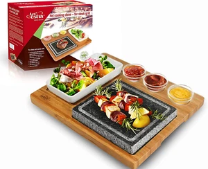 Cooking Stones for Steak, Steak Stones Sizzling Hot Stone Set, Hot Rock Cooking - Picture 1 of 8