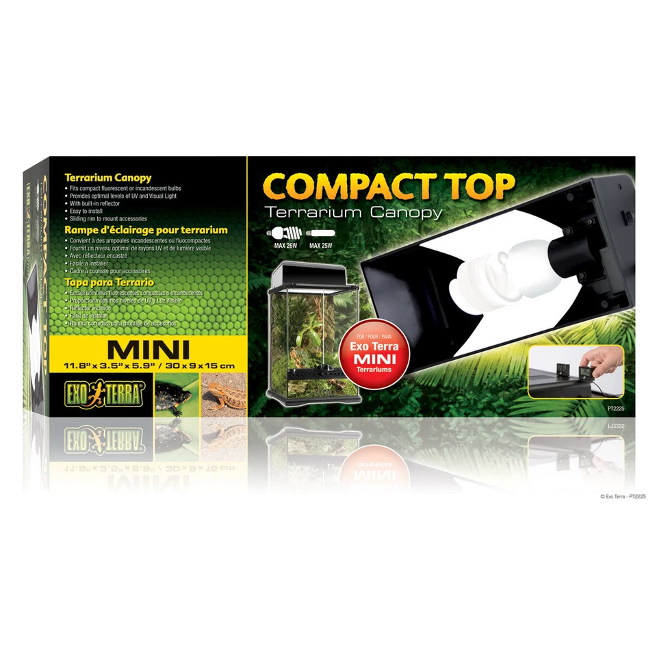 Exo Terra Compact Top Terrarienabdeckung für Reptilienlampen nützliches Zubehör - Bild 1 von 4