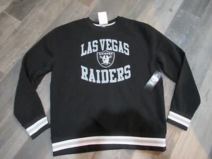 Las Vegas Raiders Crewneck Sweatshirt Size Men's Large new with tags Free Ship - Picture 1 of 2