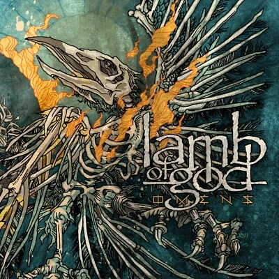 LAMB OF GOD Omens BANNER HUGE 4X4 Ft Fabric Poster Tapestry Flag album cover art - Image 1 of 3